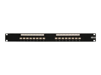 Tripp Lite 16-Port Fiber Patch Panel 62.5/125 or 50/125 LC/LC 1URM - patch panel - 1U - 19"