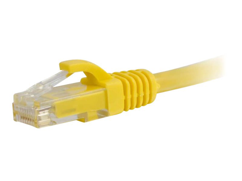 C2G Cat5e Snagless Unshielded (UTP) Network Patch Cable - patch cable - 14 ft - yellow