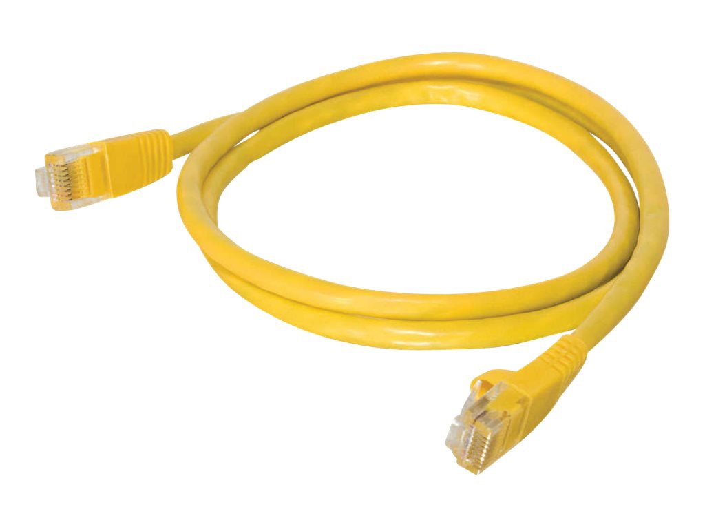 C2G 50ft Cat5e Snagless Unshielded (UTP) Ethernet Cable - Cat5e Network Patch Cable - PoE - Yellow