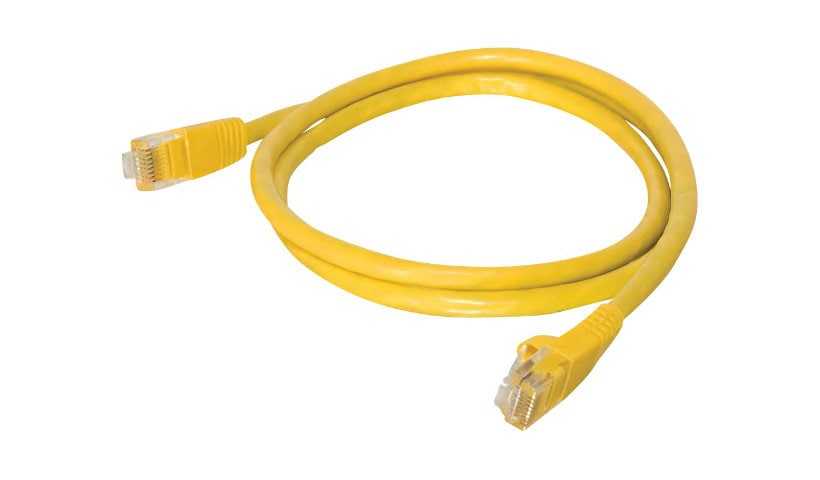 C2G 50ft Cat5e Snagless Unshielded (UTP) Ethernet Cable - Cat5e Network Patch Cable - PoE - Yellow