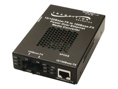 Transition Stand-Alone Power Over Ethernet Media Converter