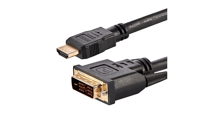 StarTech.com 6 ft HDMI to DVI-D Cable - M/M - DVI to HDMI Adapter Cable