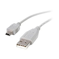 StarTech.com 6' Mini USB Cable A to Mini B - Gray - 6ft Micro USB Cable