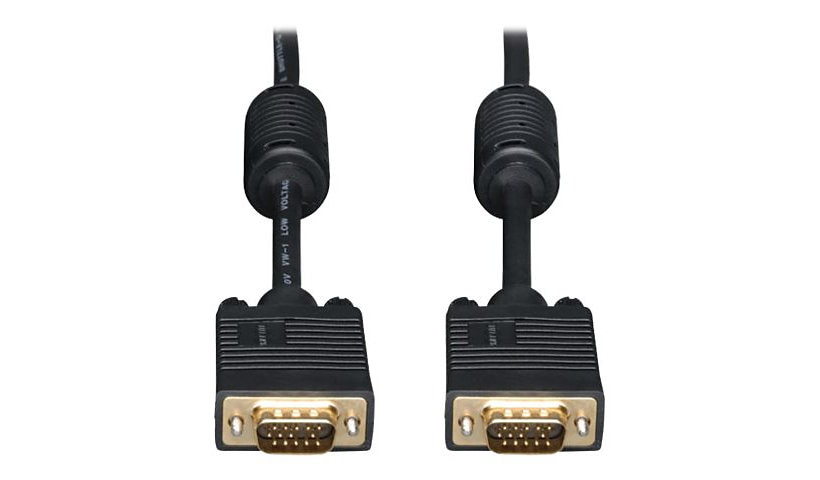 Eaton Tripp Lite Series VGA High-Resolution RGB Coaxial Cable (HD15 M/M), 100 ft. (30.5 m) - VGA cable - 100 ft