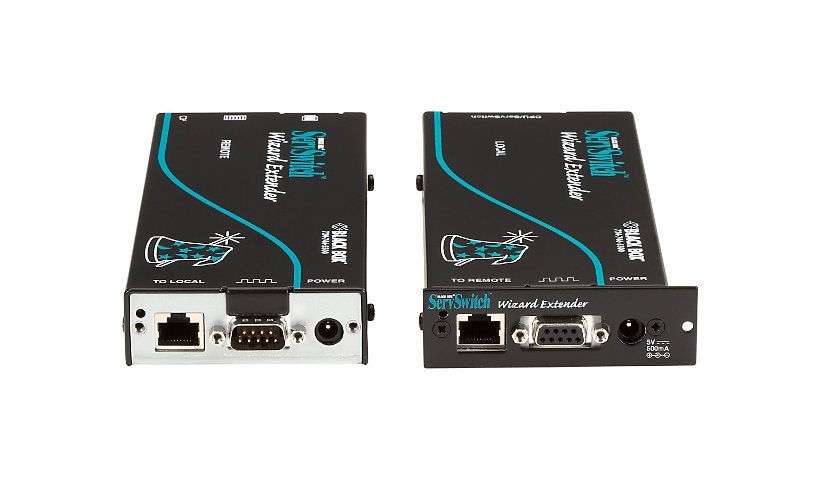 Black Box ServSwitch Wizard Extender Single-Access Serial Kit with Skew Compensation - KVM extender