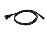 Zebra - power cable - power IEC 60320 C7 to NEMA 1-15 - 6 ft