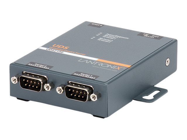 Lantronix Device Server UDS2100 Two Port Serial (RS232/ RS422/ RS485) to IP  Ethernet - device server