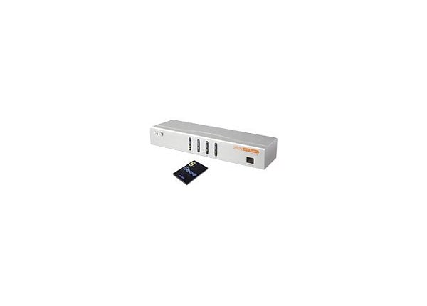 ATEN VS-431 - video/audio switch - 4 ports