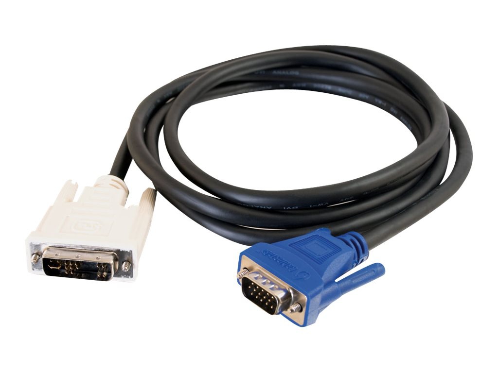 C2G 9.8ft DVI-A to HD15 VGA Video Adapter Cable - M/M
