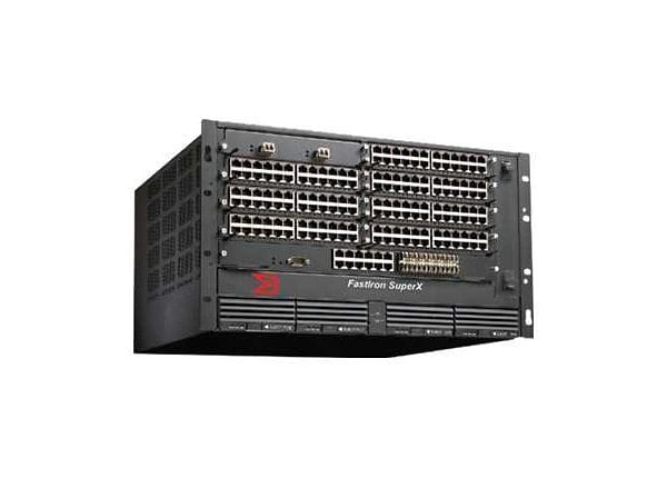 Brocade FastIron SuperX - switch - 84 ports - managed - rack-mountable