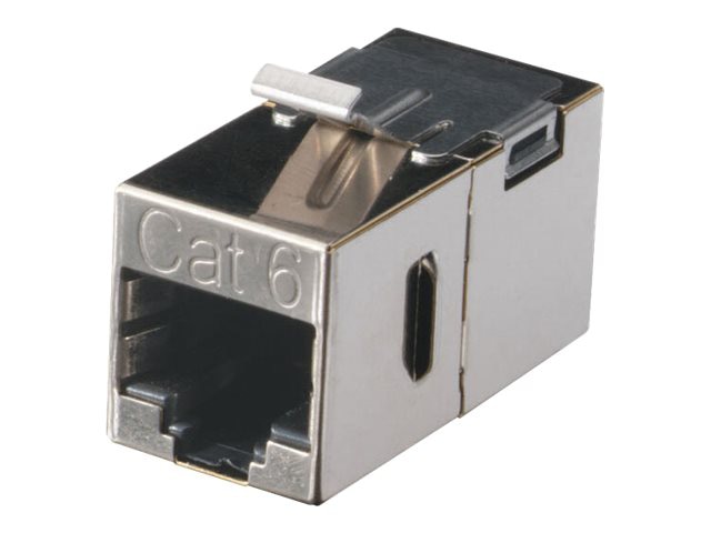 Black Box Cat6 Straight Through Modular Shielded In Line Coupler RJ45 F/F