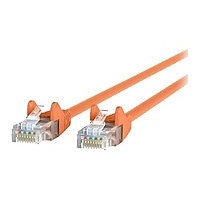 Belkin Cat6 25ft Orange Ethernet Patch Cable, UTP, 24 AWG, Snagless, Molded, RJ45, M/M, 25'