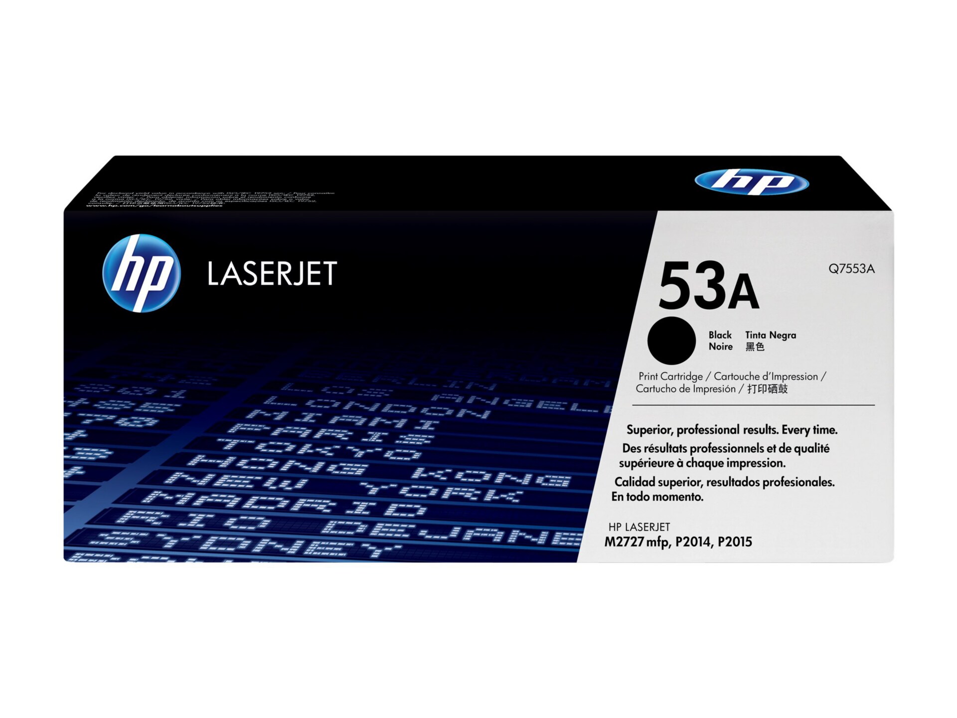 HP LaserJet 53A Black Toner Cartridge with Smart Printing Technology