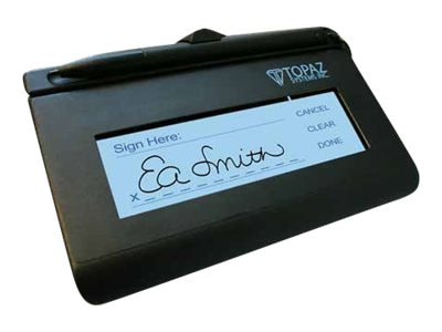 Topaz SigLite LCD 1X5 T-L460-HSB - signature terminal - USB