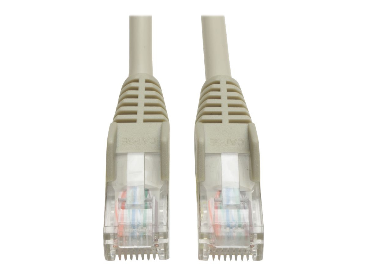 Tripp Lite 15ft Cat5e / Cat5 350MHz Snagless Patch Cable RJ45 M/M Gray 15'