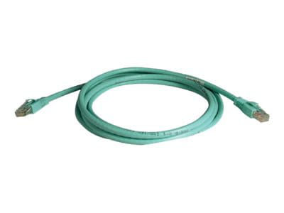 Eaton Tripp Lite Series Cat6a 10G Snagless UTP Ethernet Cable (RJ45 M/M), Aqua, 7 ft. (2.13 m) - patch cable - 7 ft -