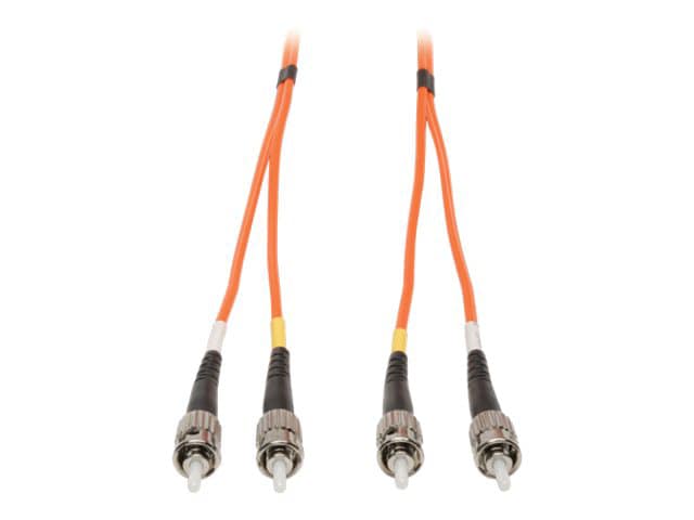 Eaton Tripp Lite Series Duplex Multimode 62.5/125 Fiber Patch Cable (ST/ST), 8M (26 ft.) - patch cable - 8 m - orange