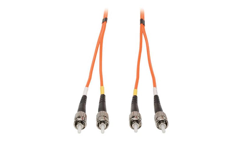 Eaton Tripp Lite Series Duplex Multimode 62.5/125 Fiber Patch Cable (ST/ST), 8M (26 ft.) - patch cable - 8 m - orange