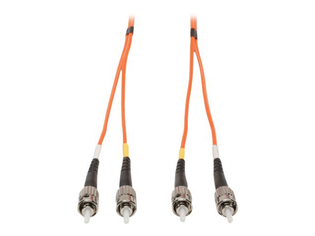 Eaton Tripp Lite Series Duplex Multimode 62.5/125 Fiber Patch Cable (ST/ST), 23M (75 ft.) - patch cable - 23 m - orange