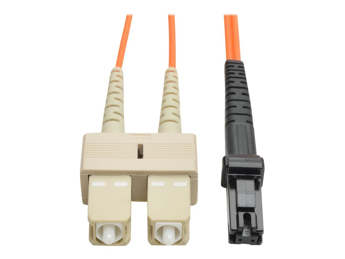 Eaton Tripp Lite Series Duplex Multimode 62.5/125 Fiber Patch Cable (MTRJ/SC), 8M (26 ft.) - patch cable - 8 m - orange