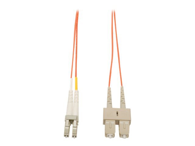 Tripp Lite 25M Duplex Multimode 62.5/125 Fiber Optic Patch Cable LC/SC 82' 82ft 25 Meter - patch cable - 25 m - orange