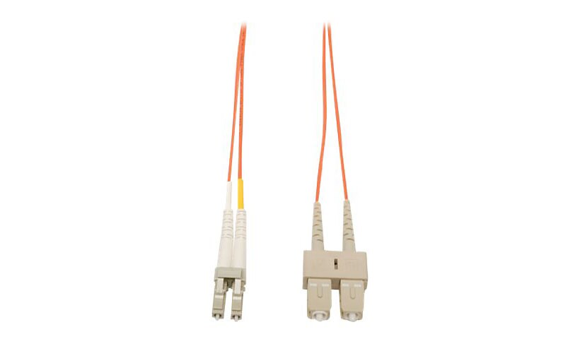 Tripp Lite 25M Duplex Multimode 62.5/125 Fiber Optic Patch Cable LC/SC 82' 82ft 25 Meter - patch cable - 25 m - orange