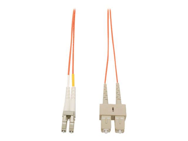 Eaton Tripp Lite Series Duplex Multimode 62.5/125 Fiber Patch Cable (LC/SC), 30M (100 ft.) - patch cable - 30 m - orange