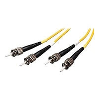 Eaton Tripp Lite Series Duplex Singlemode 9/125 Fiber Patch Cable (ST/ST), 5M (16 ft.) - patch cable - 5 m - yellow
