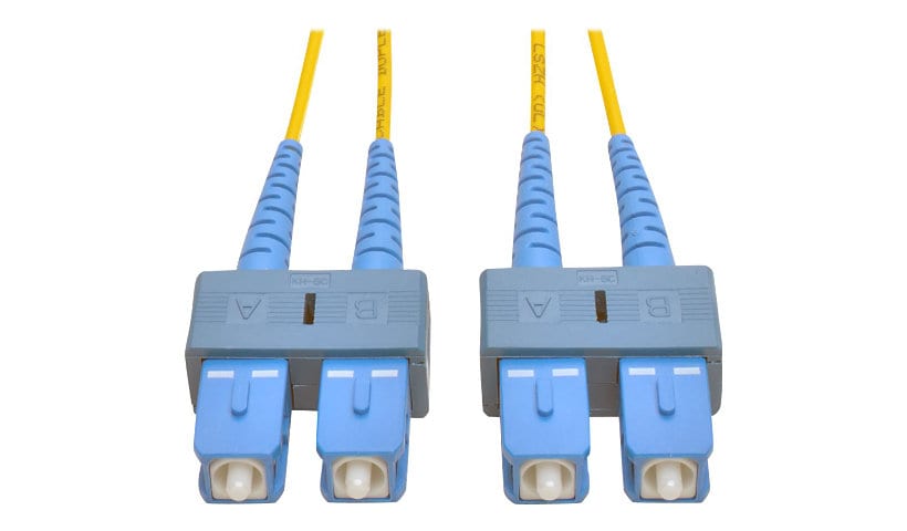Eaton Tripp Lite Series Duplex Singlemode 9/125 Fiber Patch Cable (SC/SC), 5M (16 ft.) - patch cable - 5 m - yellow