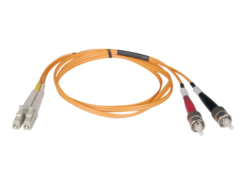 Tripp Lite 1M Duplex Multimode 50/125 Fiber Patch Cable LC/ST 3ft