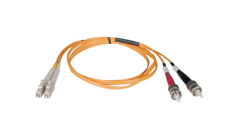 Eaton Tripp Lite Series Duplex Multimode 50/125 Fiber Patch Cable (LC/ST), 1M (3 ft.) - patch cable - 1 m - orange