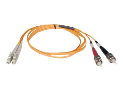 Eaton Tripp Lite Series Duplex Multimode 50/125 Fiber Patch Cable (LC/ST),