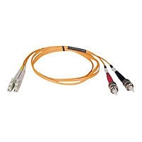 Eaton Tripp Lite Series Duplex Multimode 50/125 Fiber Patch Cable (LC/ST),
