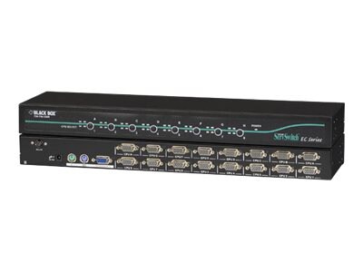 Black Box 16-Port ServSwitch EC for PS/2 and USB Servers and PS/2 Consoles
