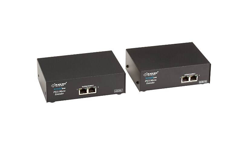 Black Box ServSwitch Brand Micro Extender Kit Dual VGA, w/ Serial and Audio
