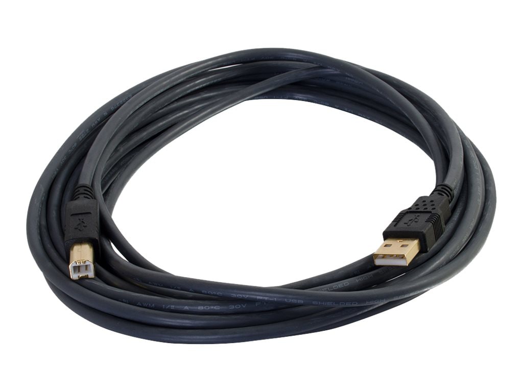 C2G Ultima Series 6.6ft USB A to USB B Cable - USB A to B Cable - M/M