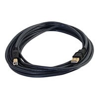 C2G 6.6ft USB A to USB B Cable - Ultima Series Black - M/M