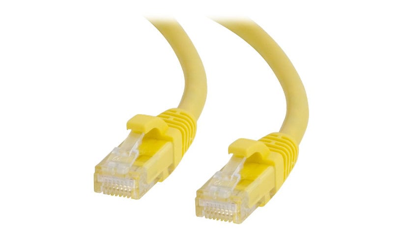C2G 10ft Cat6 Snagless Unshielded (UTP) Ethernet Cable - Cat6 Network Patch Cable - PoE - Yellow