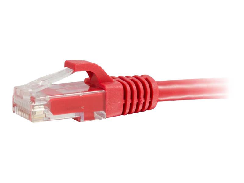 C2G 10ft Cat6 Snagless Unshielded (UTP) Ethernet Cable - Cat6 Network Patch Cable - PoE - Red
