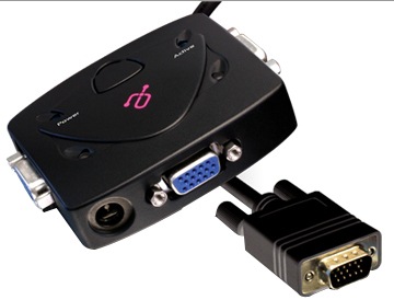Aluratek 4 Port 350Mhz VGA/Video Splitter with VGA Cable