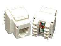 C2G Cat3 RJ11/RJ12 Keystone Jack - White