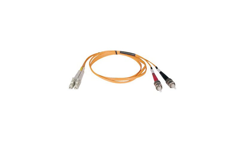 Eaton Tripp Lite Series Duplex Multimode 62.5/125 Fiber Patch Cable (LC/ST), 5M (16 ft.) - patch cable - 5 m - orange