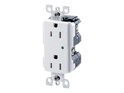 Leviton Decora Plus Duplex Receptacle - surge protector