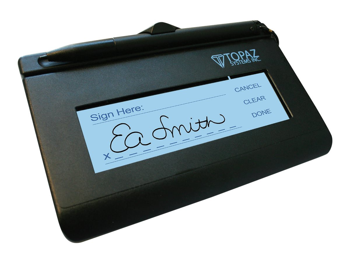 Topaz SignatureGem LCD1x5 T-L462-HSB - signature terminal - USB