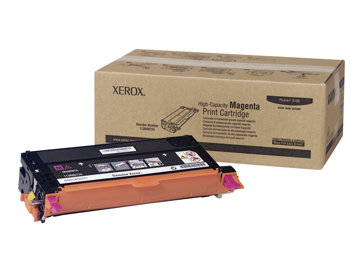 Xerox Phaser 6180MFP - High Capacity - magenta - original - toner cartridge