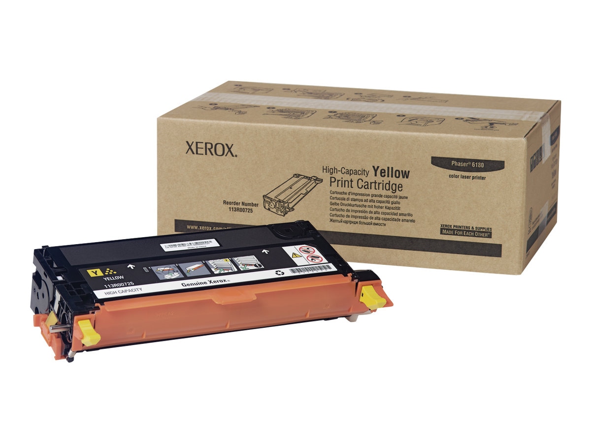 Xerox 6180 High Yield Yellow Toner