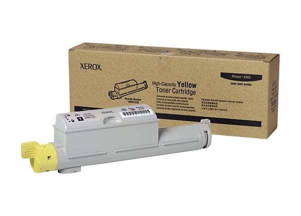 implicit beads In Xerox Phaser 6360 - High Capacity - yellow - original - toner cartridge -  106R01220 - -