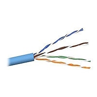 Belkin Cat5e/Cat5 1000ft Blue Stranded Bulk Cable, PVC, 4PR, 24 AWG, 1000'