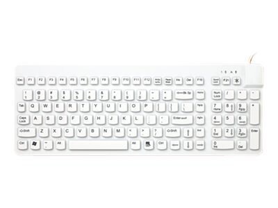 Man and Machine Really Cool Medical Keyboard - USB - Hygienic White