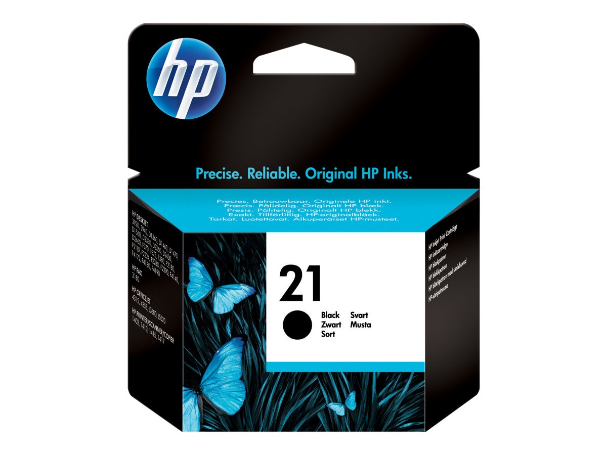 HP 21 - 2-pack - black - original - ink cartridge